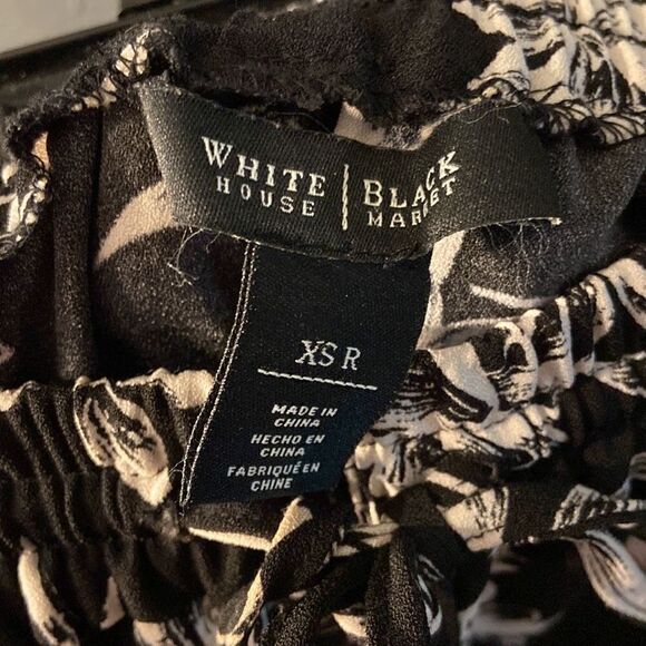 White House Black Market Tropical Printed Pants Size XS Regular - Picture 6 of 6